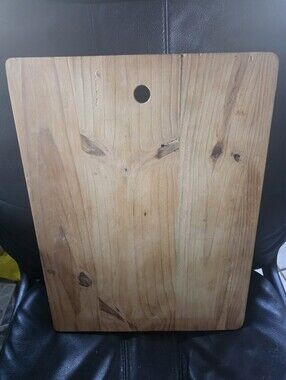 Large 17" X 13" Cutting Board 9n Natural Wood